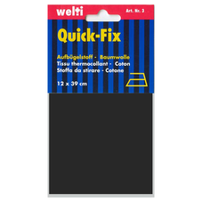 Flickstoff Quick-Fix fein, schwarz